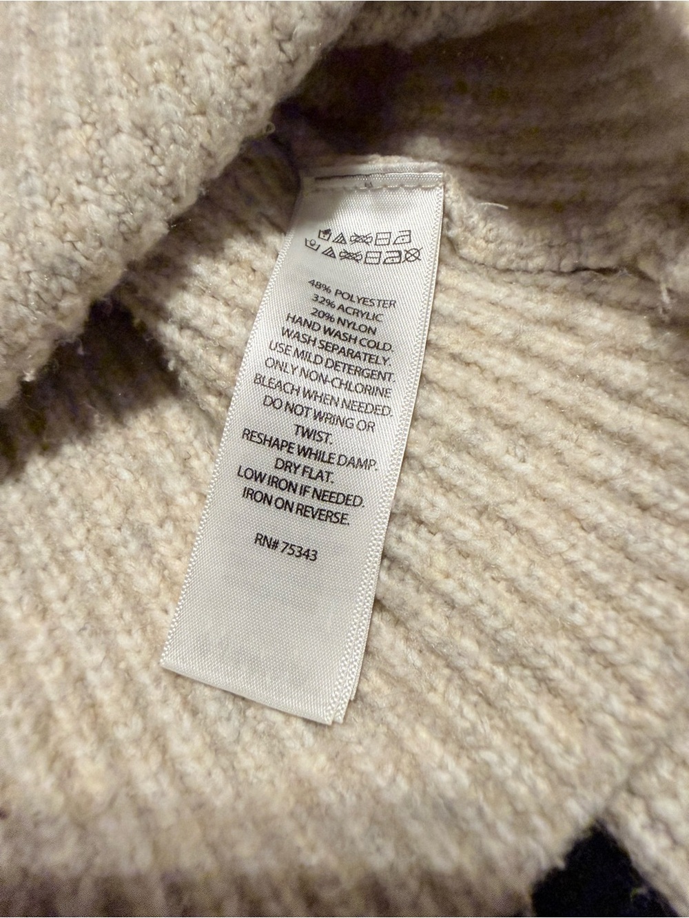 Jessica Simpson Cream Ribbed Button-Front Cardigan - Picture 4 of 7